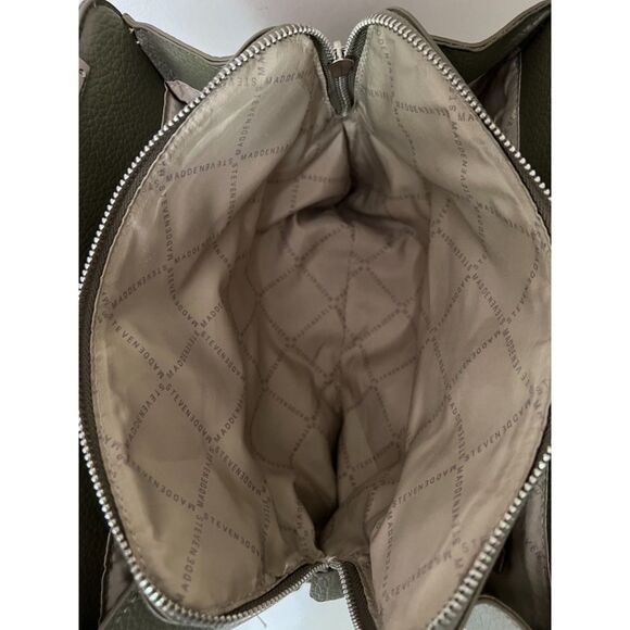 Steve Madden BMatteo top handle satchel in olive green - Picture 13 of 13